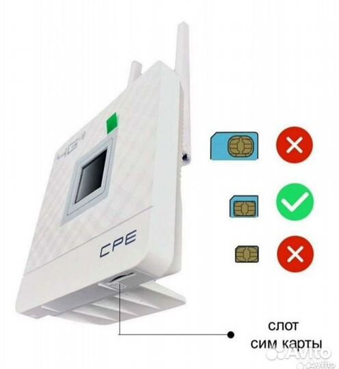 Wifi роутер 4g модем с сим tianjie CPE 903