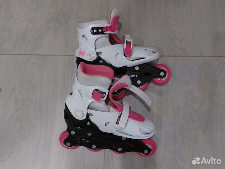 Ролики детские с защитой размер 33-36