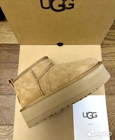 Ugg ultra mini platform угги женские