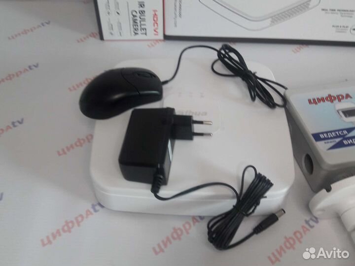 Видеонаблюдение 4Мп регистратор Dahua 8 камер