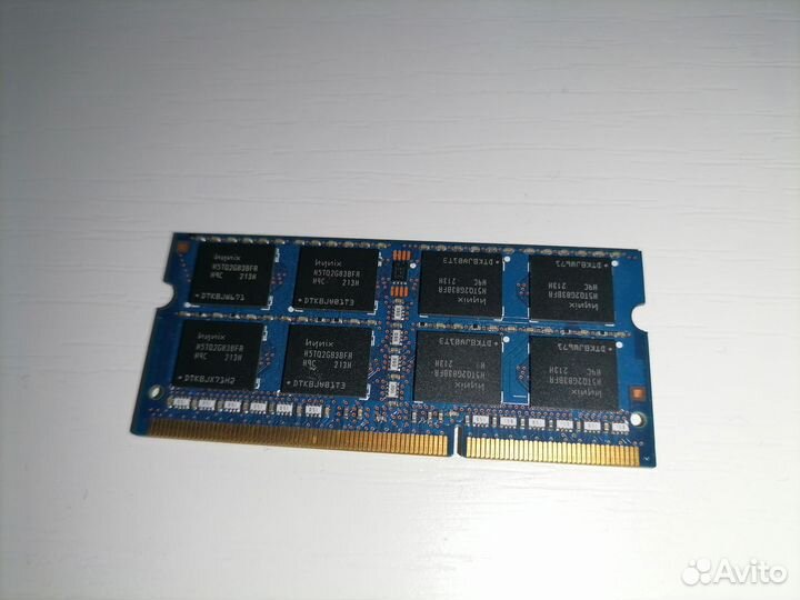 Sodimm ddr3 4gb Hynix для ноутбука
