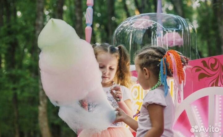 Сахарная/сладкая вата, попкорн, аквагрим