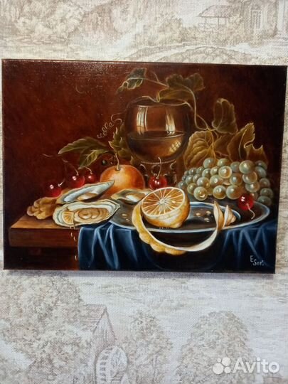 Картина маслом на холсте натюрморт