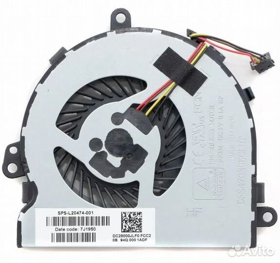 Кулер HP 15-DB, 15-DB0000