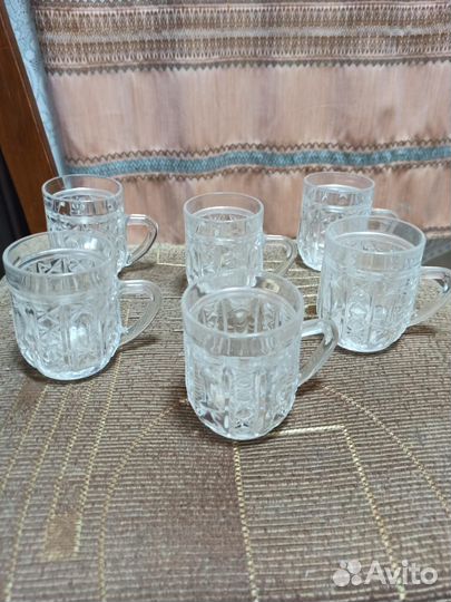 Хрустальные вазы, графин СССР