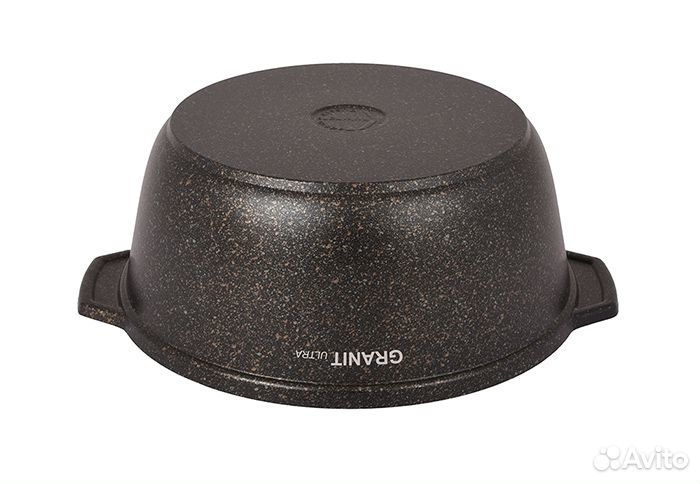 Кастрюля-жаровня 4,0л Granit Ultra ст/кр а/п origi