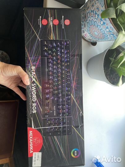 Black sword RGB игровая механическая клавиатура