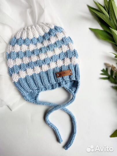 Шапки детские (ручная работа) от 6 мес до 8 лет
