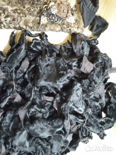 Мех, каракуль, овчина, кусочки