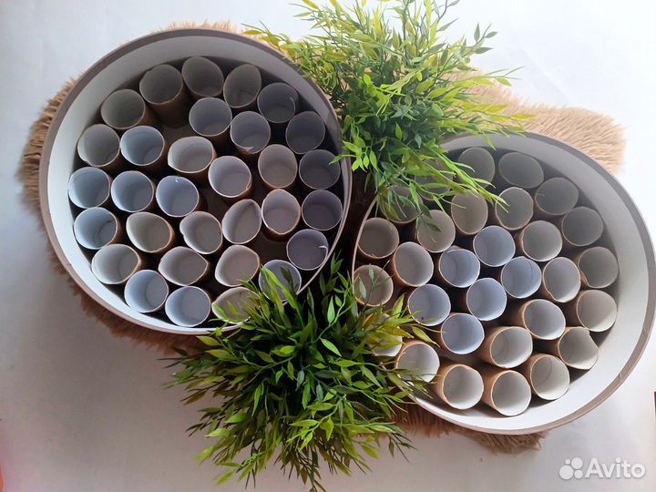 Втулки картонные от туалетной бумаги