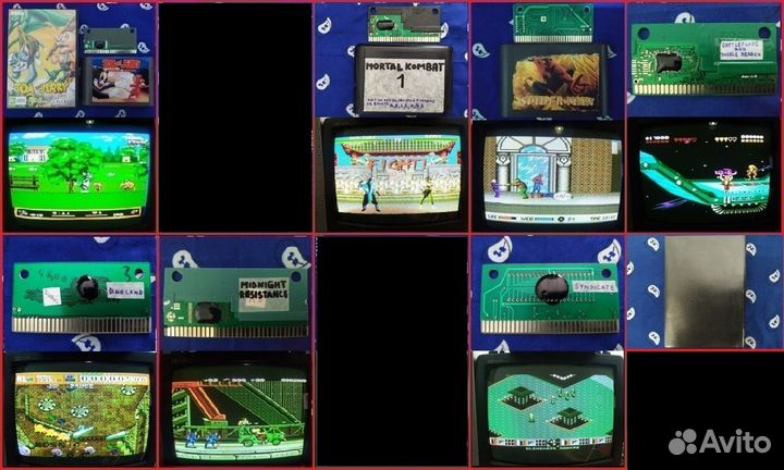 Картриджи для Sega Mega Drive