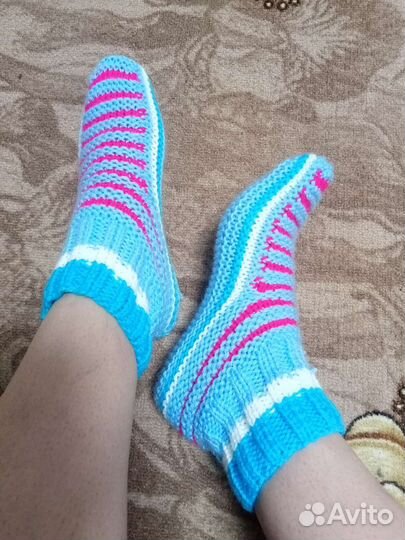 Носки вязаные