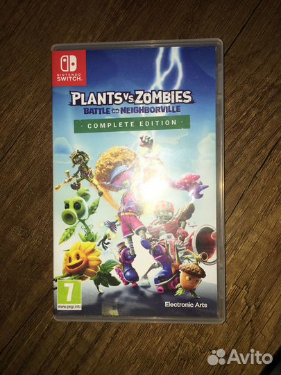 Игра plants vs zombies на Nintendo switch