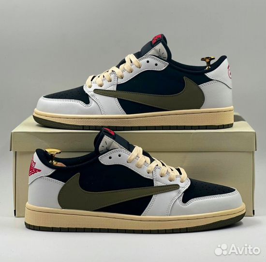 Новые Кроссовки Nike Air Jordan 1 Low & Travis Sco