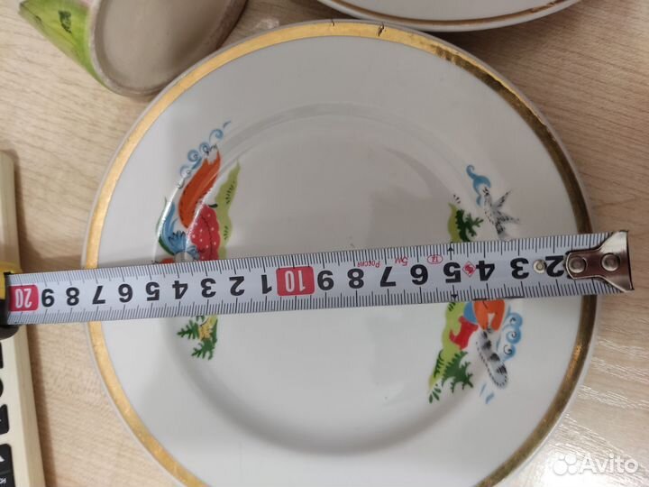 Тарелки винтажные детские