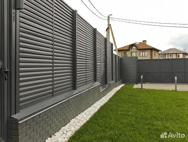 Забор жалюзи