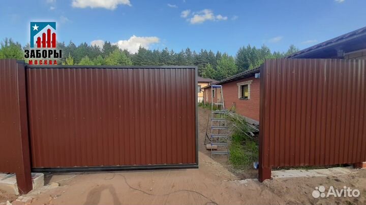 Откатные ворота 