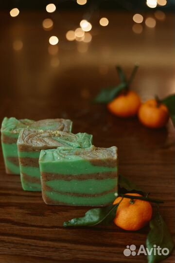 Натуральное мыло на отваре крапивы и берёзы