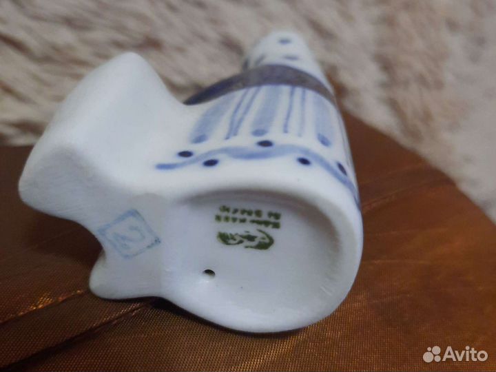 Статуэтка фарфор Аленушка и братец Иванушка, Гжель