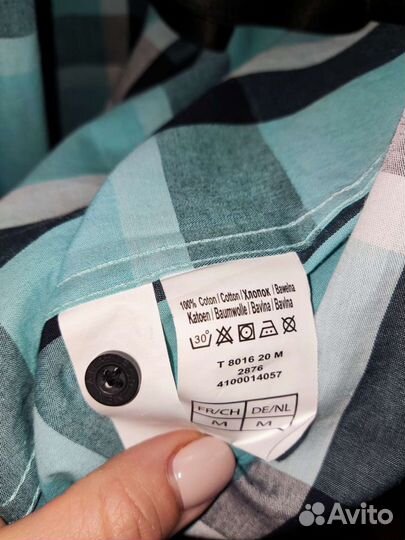 Рубашка с коротким рукавом для подростка 160 рост