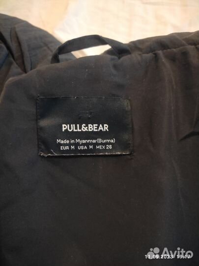 Pull and bear куртка укороченная дутая М