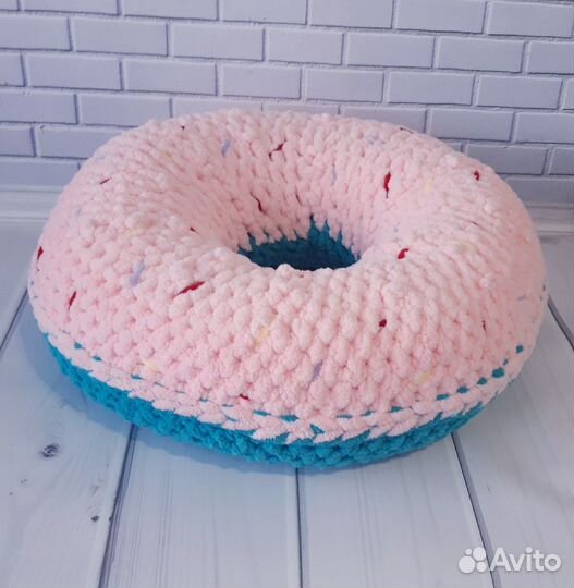 Подушка - Пончик ручной работы