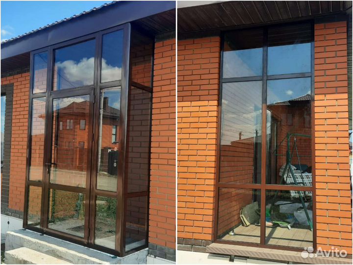 Алюминиевые двери/пластиковые/входные группы