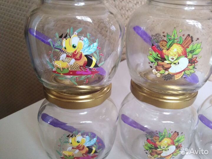 Банки стеклянные для специй