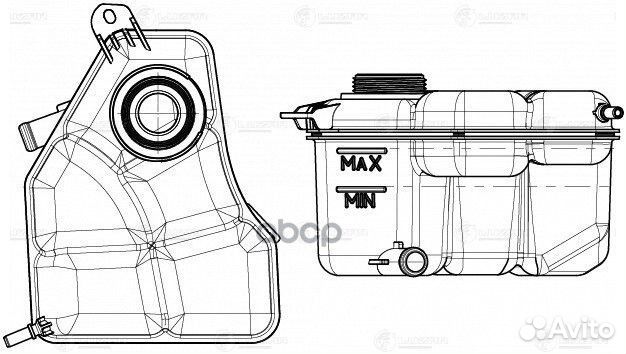 Бачок расширит. охл. жидкости LET1031 luzar