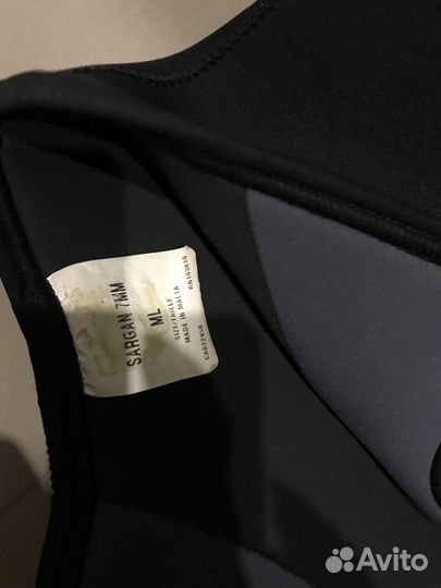 Гидрокостюм sargan 7 мм /ML/ 175-182.70-80 кг