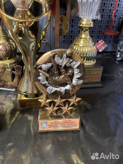 Спортивные кубки бронь