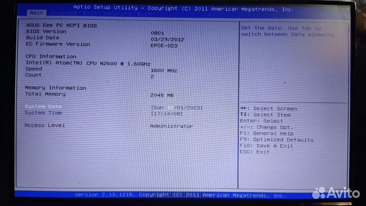 Нетбук Asus Eee PC бу