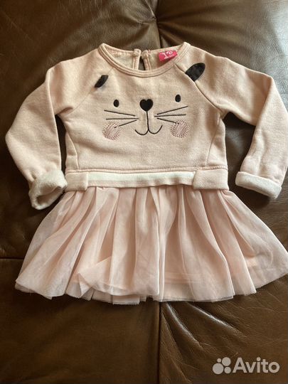 Платье теплое 74 - 80