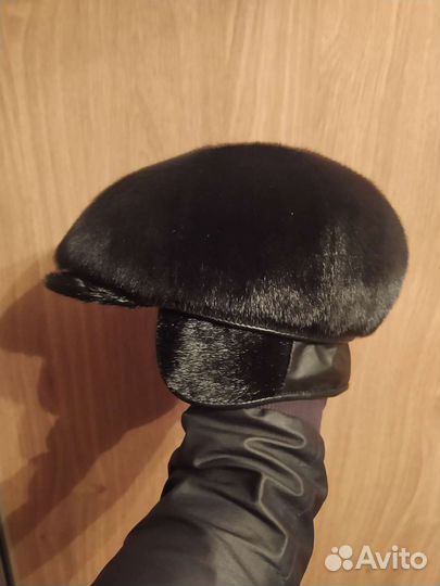 Меховая мужская кепка из нерпы