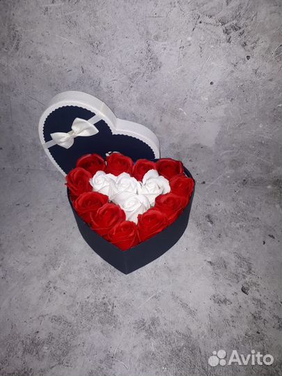 Букет из мыльных роз