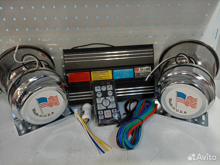 СГУ (federal signal) спецсигнал 1600w 2 колокола