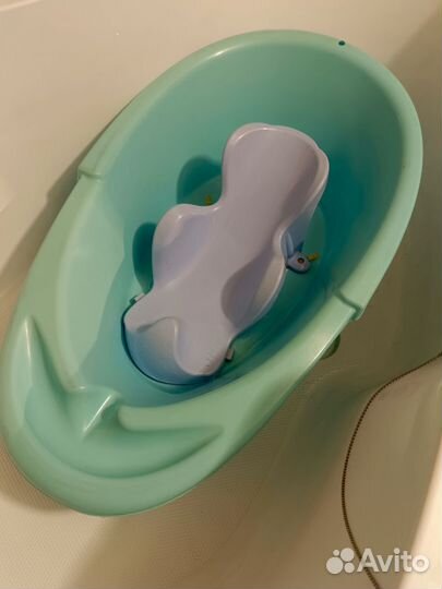 Ванночка для купания с горкой