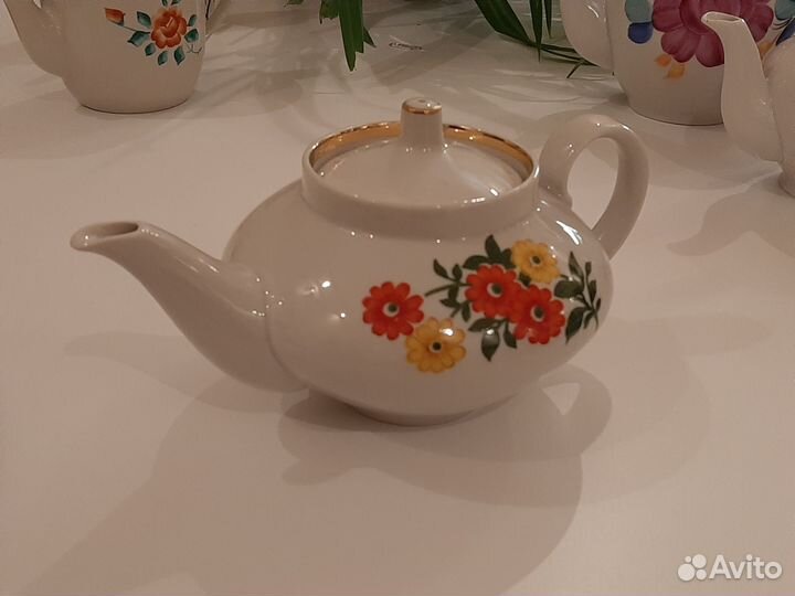 Заварочный чайник, фарфор СССР