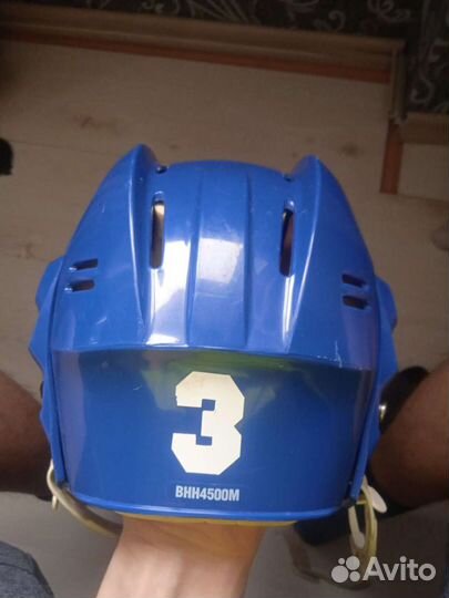 Хоккейный шлем взрослый размер М