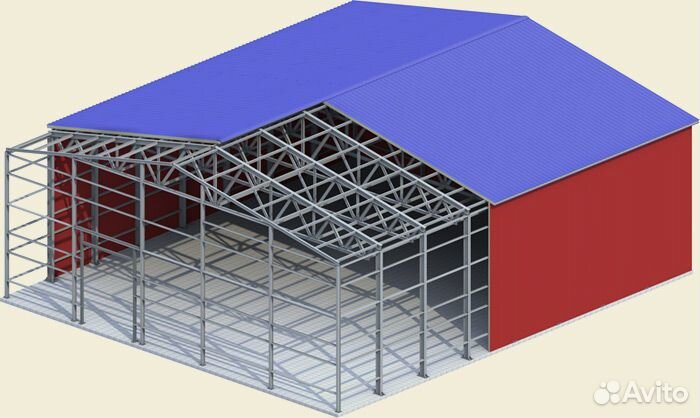 Быстровозводимые ангары из сендвич панелей