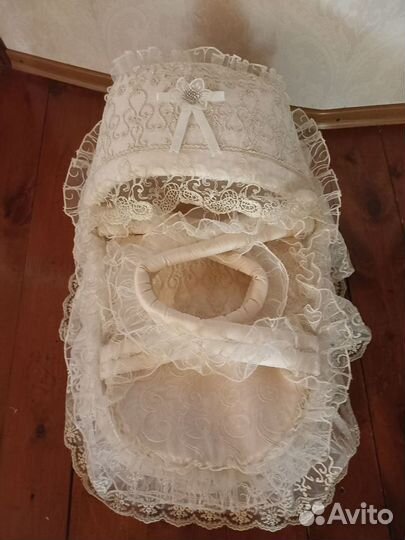 Люлька переноска для новорожденных на выписку