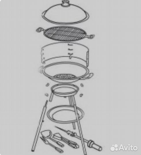 Набор для барбекю, гриллер.Цептер