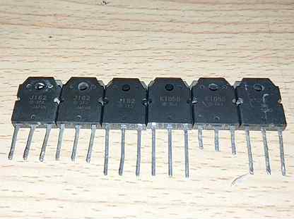 Транзисторы 2SK1058 + 2SJ162 Б/у