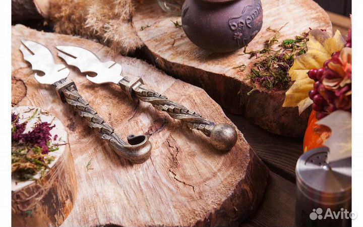 Нож для снятия мяса кованый Нож вилка