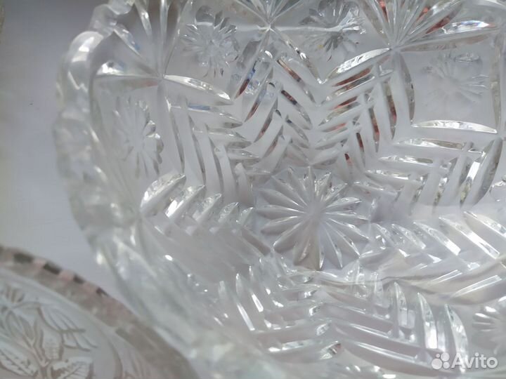 Хрусталь салатницы конфетницы