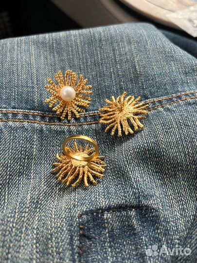 Серьги,кольцо Simone Rocha