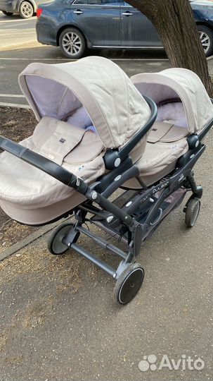 Коляска для двойни cam