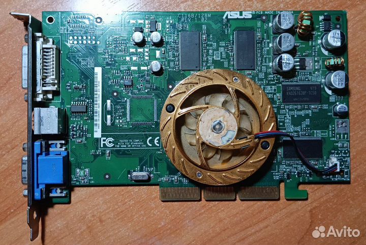 Видеокарты PCI AGP
