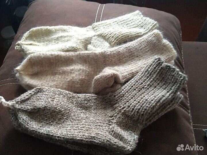 Носки деревенские самовязка