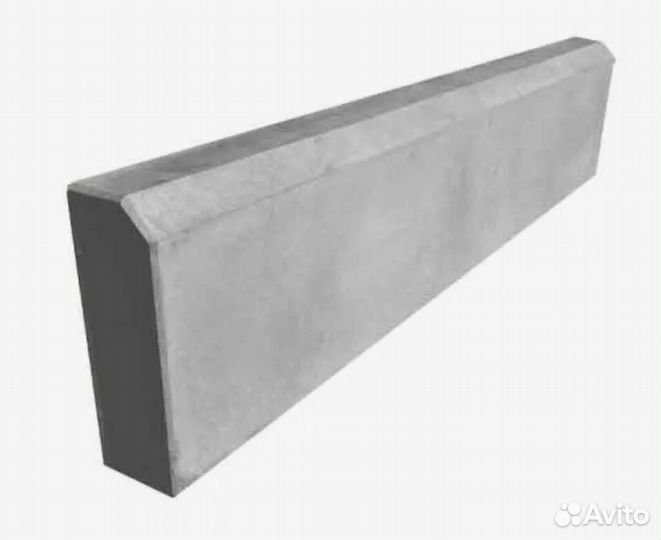 Камни бордюрные огородные